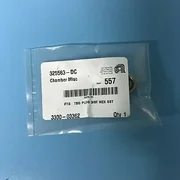 344-0303// AMAT APPLIED 3300-03362 FTG   TBG PLUG 3/8T HEX SST NEW