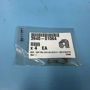 344-0403// AMAT APPLIED 3940-01064 (4EA) SCR CAP PNL BTN HD SLTD 6-32X7/16LX NEW