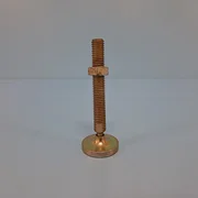 346-0302 AMAT APPLIED 3480-01020 MOUNT LVL FEET 1/2-13 W/JAM NUT STL ZINC [USED]