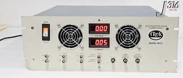 34608 TREK ELECTROSTATIC CHUCK POWER SUPPLY, AE: 12663 0, AMAT 0190-75541 681C