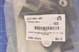 3480-01369 LOT OF 12 / MOUNT VIB ABSORB MALE-FEMALE 1-4-20 / APPLIED MATERIALS