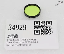 34929 LAM RESEARCH FILTER, OPTICAL, 261.8BP11, P/N: 795-6374-1 795-091298-261