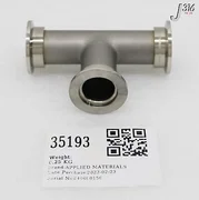 35193 APPLIED MATERIALS FTG TEE KWIK FLG 1 OD FLG OD 1.57 NW25 3300-02489