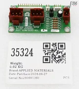 35324 APPLIED MATERIALS PCB, STEPPER DRIVER AMP INTERLOCK ASSY (NEW) 0100-35353