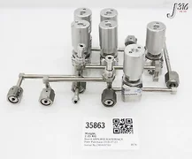 35863 APPLIED MATERIALS 11-WAY MANIFOLD 6-VALVE ASSY 0051-02218