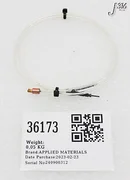 36173 APPLIED MATERIALS CABLE ASSY, HIGH VOLTAGE 0150-09800