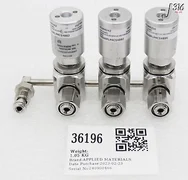 36196 APPLIED MATERIALS 4-WAY 3-VALVES MANIFOLD, 3 STATION LEFTGE 0050-30838
