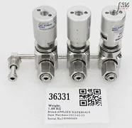36331 APPLIED MATERIALS 4-WAY WELDMENT VLV MANF 3 STATION LEFTGE 0050-30838
