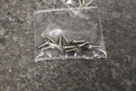 3690-01544 SST FLT Hd 4-40 Vented Screw, TxZ AMAT Applied Materials. Bag of 10.