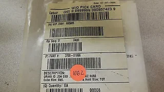 3700-01996, AMAT, ORING ID .234 CSD .139 CHEMRAZ SC520 90DURO WHT