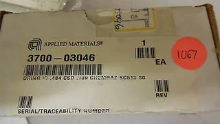 3700-03046, AMAT, ORING ID .484 CSD .139 CHEMRAZ SC513 80