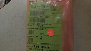 3700-03428, Applied Materials, ORING ID 1.487 CSD .103 KALREZ 8575 WHT