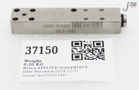 37150 APPLIED MATERIALS HELIUM BLOCK BASE 0020-34033