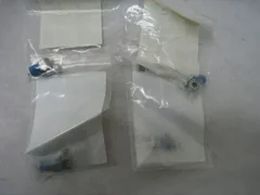 4 new AMAT 3300-91126 FTG, elbow M5X6MM OD tube 