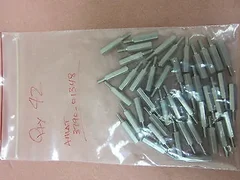 42 AMAT 3790-01348 STDF M/F 1/4 HEX 8-32X7/ 8L SST NO-FINIS, 400131