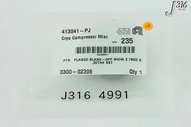 4991 APPLIED MATERIALS FTG FLANGE BLANK-OFF NW40 2.16OD 3300-02306