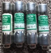 4x Bussmann FNQ-R-1 Fuse CC-Tron Time Delay 600 Volts AMAT 0910-01188 Lot of 4
