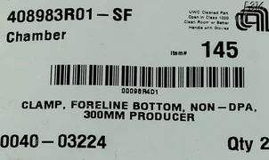 5010 APPLIED MATERIAL CLAMP, FORELINE BOTTOM, NON-DPA, 300MM PRODUCER 0040-03224