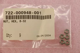 5PCS LAM RESEARCH 722-000948-001 NUT, HEX,  8-32