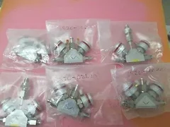 6 AMAT 3820-02221 gas line manifold valve, with purge, Fujikin 316L-P, 043926