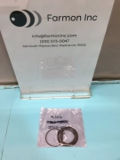 6 AMAT 3700-01260 O-RING ID 1.614 CSD .070, 75DURO BLK, 187076