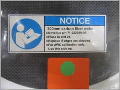 71-252989-00 / WAFER CARBON 300 CALIBRATION NO NOTCH / NOVELLUS