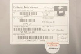714-495015-001 / LINER TRANS TO MAIN CHAMBER / LAM RESEARCH CORPORATION