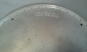 715-140126-001 REV A Lam Research Facing  Upper Baffle Very Good Used Condition