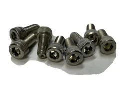 8 pcs AMAT Applied Materials 3690-01194 SCR CAP SKT HD 10-32 X 1/2L VENT HEX SKT