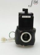 8831 LAM RESEARCH ISOLATION ANGLE VACUUM VALVE W/ HEATER SLEEVE 853-032983-001