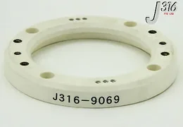 9069 APPLIED MATERIAL HOLDOWN RING,VIEWPORT, 110-324-00 (LOT OF 7) 0030-70084