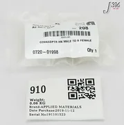 910 APPLIED MATERIALS CONNADPTR HN MALE TO N FEMALE (NEW) 0720-01998