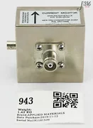 943 APPLIED MATERIALS ADAPTER CURRENT MON QC(F)-QC(F) P/N: TRU-8808 0190-40135