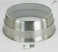 980 APPLIED MATERIALS SHIELD UPPER SCRLS 101 COH 1:1 TIN 8" 0020-26836