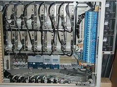 AMAT 0010-07702 Yaskawa Servo Drive Cabinet W/14 Drives and Power Supplies