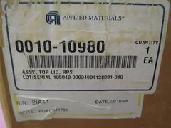 AMAT 0010-10980 ASSY, TOP LID, RPS, Assembly 401068