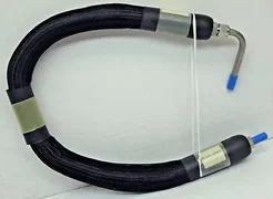 AMAT 0010-37628 Chamber B Return Line  Insulated Stainless Steel Hose 31&quot; 