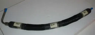 AMAT 0010-37636 Hose Assy 3/8&quot; Teflon lined Braided Stainless Hose 19 1/2&apos; Lg