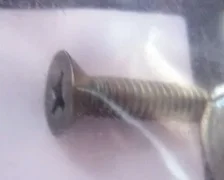 AMAT 0015-20124 SCR 1/4 - 20 X 1 TITANIUM VENTED FLAT HE