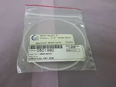 AMAT 0020-06314 Quartz, 3.6", View Port 402527
