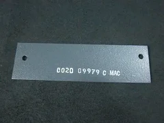 AMAT 0020-09979 Cover Plate KEYBD PCB