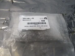 AMAT 0020-20626 BLOCK MOUNTING SHUTOFF VALVE, METAL, 112315