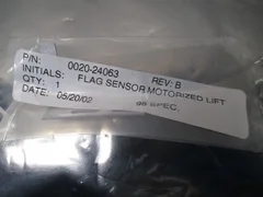 AMAT 0020-24063 FLAG SENSOR MOTORIZED LIFT, REV B, 109060