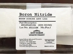 AMAT 0020-30215, Boron Nitride AX05 Lid, Metal Source HBN Center Power Spacer 