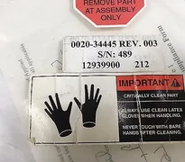 AMAT 0020-34445 PLATE BLOCKER DXZ "G  "NEW"