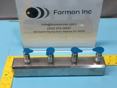 AMAT 0020-37443 MANIFOLD NESLAB WITH SWAGELOK QC6 FITTING, 176801