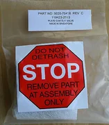 AMAT 0020-70436  REV C PLATE CAM SLIT VALVE