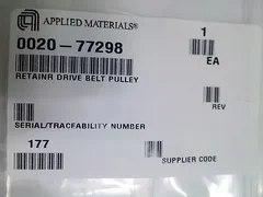 AMAT 0020-77298 RETAINR DRIVE BELT PULLEY, NEW