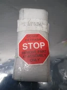 AMAT 0021-12358 REV 001, HINGE PLATE, 0021-00323, P4, 109120