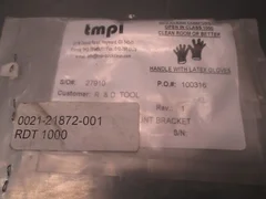 AMAT 0021-21872 FILTER MOUNT BRACKET, 0021-21872-001, RDT 1000, 109095